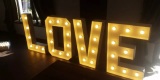 Podświetlany napis LOVE dekoracja światłem, Zawiercie - zdjęcie 2