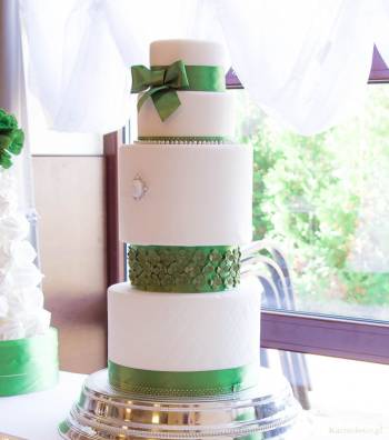 Najpiękniejsze torty weselne - Cukiernia Artystyczna KARMELOWE, Tort weselny Swarzędz