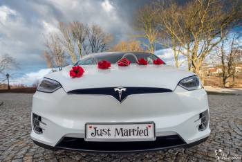 Elektryczna Tesla X- wyjątkowe auto do ślubu | Auto do ślubu Gostynin, mazowieckie