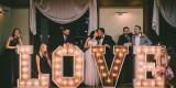 Drewniany napis LOVE wesele ślub podświetlany rustykalny | Dekoracje światłem Elbląg, warmińsko-mazurskie - zdjęcie 2
