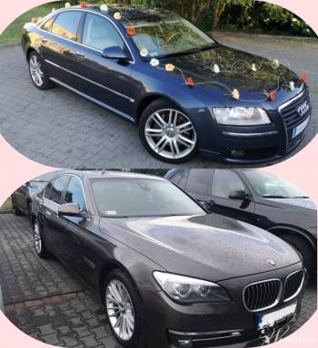 Auto do ślubu Audi A8 BMW 7, Samochód, auto do ślubu, limuzyna Połaniec