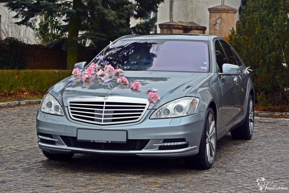 Mercedesem do ŚLUBU ( S klassa 5.5L V8 z Najbogatszym Wyposażeniem ) | Auto do ślubu Złotów, wielkopolskie - zdjęcie 1