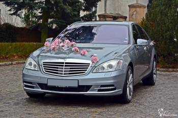 Mercedesem do ŚLUBU ( S klassa 5.5L V8 z Najbogatszym Wyposażeniem ), Samochód, auto do ślubu, limuzyna Ujście