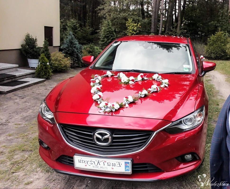 Wyrafinowana Mazda 6 z ekskluzywną jasną skórą i rewelacyjnymi felgami | Auto do ślubu Trzebinia, małopolskie - zdjęcie 1