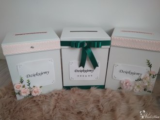 Pudełko na koperty, pudełka, pudełka personalizowane,  Nisko
