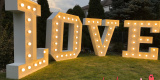 Wielkie Litery 3D, Napis LOVE LED Wynajem na wesele, ślub, eventy. | Dekoracje ślubne Wrocław, dolnośląskie - zdjęcie 2