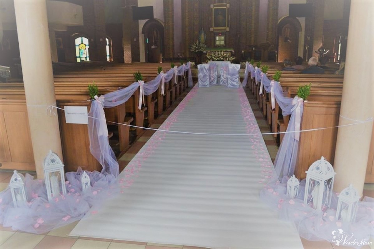 FELICITA - dekoracje ślubne i okolicznościowe, biały dywan GRATIS | Dekoracje ślubne Piasek, śląskie - zdjęcie 1