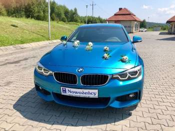 BMW 430i x-drive auto do Ślubu i na inne okazje | Auto do ślubu Kraków, małopolskie