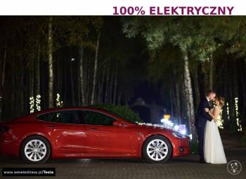 Elektryczne auto do ślubu Tesla S - lepsze od Audi BMW Jaguar Porsche | Auto do ślubu Katowice, śląskie