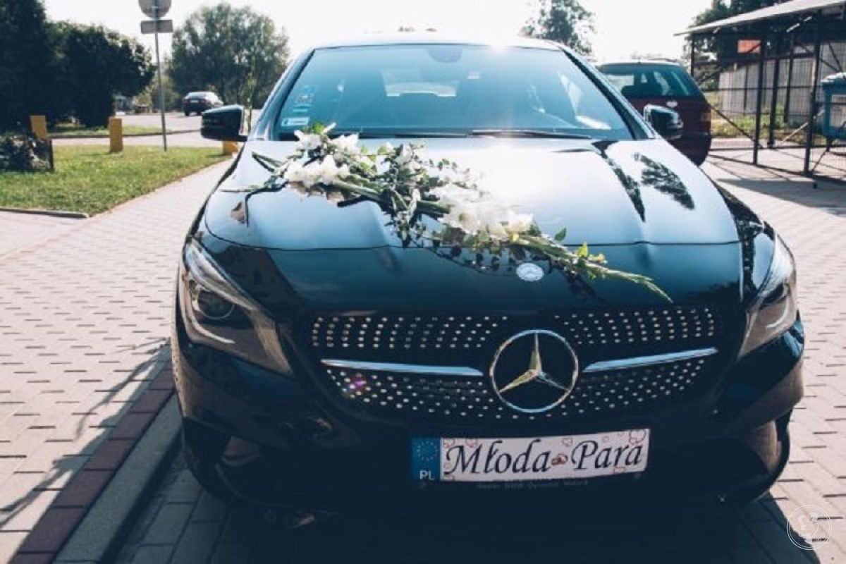 Samochód AUTO do ślubu – Mercedes CLA w wersji wyposażenia AMG !!! | Auto do ślubu Bydgoszcz, kujawsko-pomorskie - zdjęcie 1