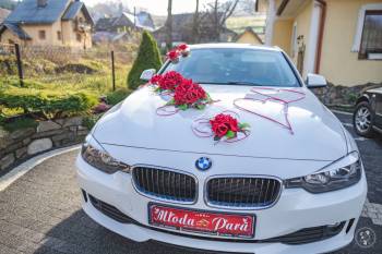 Piękne białe BMW f30 | Auto do ślubu Rabka-Zdrój, małopolskie