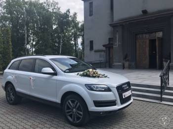 Białe Audi Q7 | Auto do ślubu Gliwice, śląskie