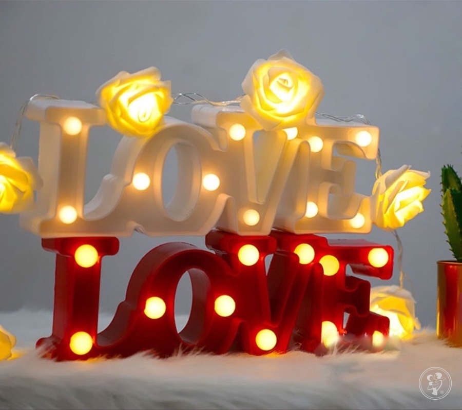Duży świecący napis LOVE na Wasze wesele!, Świebodzin - zdjęcie 1
