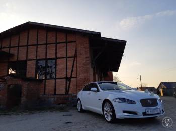 Piękny biały Jaguar XF na 20 calowych felgach, Samochód, auto do ślubu, limuzyna Kożuchów