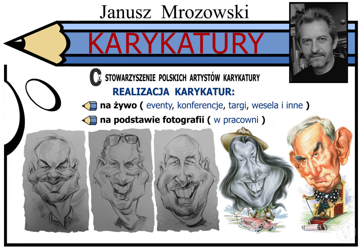 Karykatury - Janusz Mrozowski | Artysta Toruń, kujawsko-pomorskie - zdjęcie 1