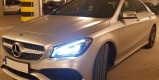 Srebrny Mercedes CLA AMG do ślubu, Kraków - zdjęcie 4