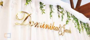 Litery 3D unikatowa dekoracja ślubna | Dekoracje ślubne Biłgoraj, lubelskie