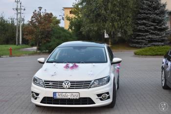 VW CC r-line biała perła, Samochód, auto do ślubu, limuzyna Ciechanów