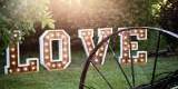 Drewniany napis LOVE wesele ślub podświetlany rustykalny, Elbląg - zdjęcie 4