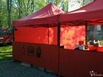 Namioty 3x3 metry, czerwone, dowolna aranżacja, zaplecze sprzętowe, Wypożyczalnia namiotów Białystok