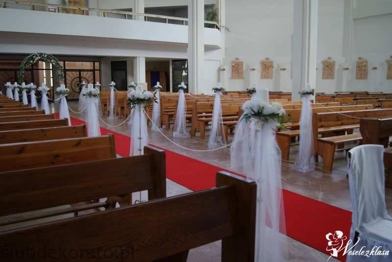 Dekoracje koscioła, sali weselnej, auta do ślubu, Gdańsk - zdjęcie 1