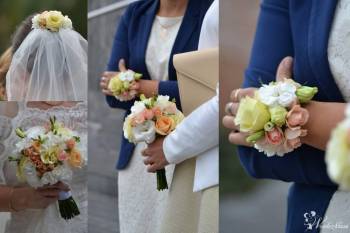 Kwiaty do ślubu - bukiety, sale,kościoły, plener, auta,świadkowie ...., Dekoracje ślubne Złoczew
