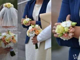 Kwiaty do ślubu - bukiety, sale,kościoły, plener, auta,świadkowie ....,  Sieradz