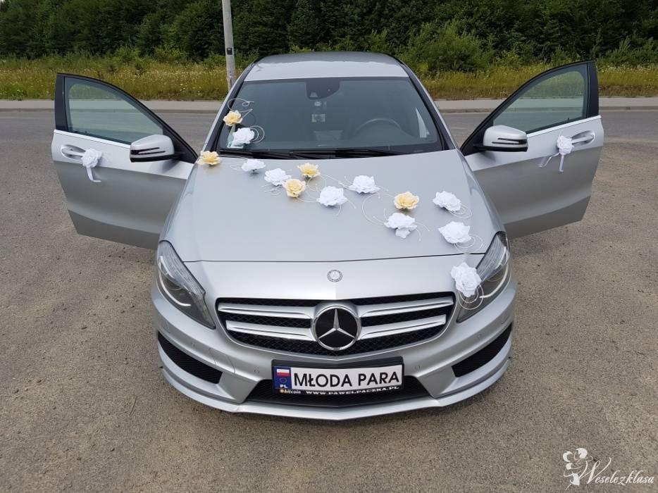 Samochód Auto do ślubu na wesele do ślubu Mercedes A200 AMG, Marcówka - zdjęcie 1