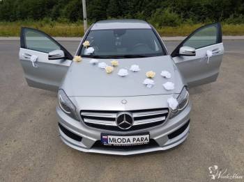 Samochód Auto do ślubu na wesele do ślubu Mercedes A200 AMG, Samochód, auto do ślubu, limuzyna Niepołomice