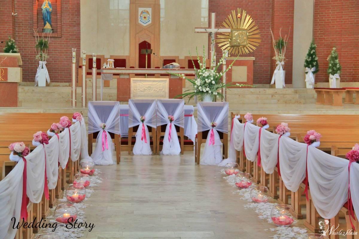Dekoracje ślubne, kościoła, sal weselnych, auta, biały dywan, Łódź - zdjęcie 1