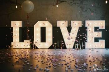 Podświetlany napis LOVE, Napis Love Legnica