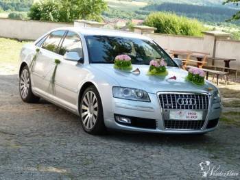 AUDI A8Long -Luksusowa limuzyna do Ślubu AUDI  A8,, Samochód, auto do ślubu, limuzyna Połczyn-Zdrój