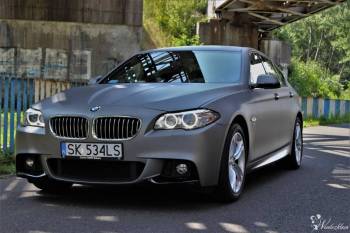 Piękne i rzadko spotykane BMW serii 5 (F10) - wygoda, elegancja i styl, Samochód, auto do ślubu, limuzyna Wisła