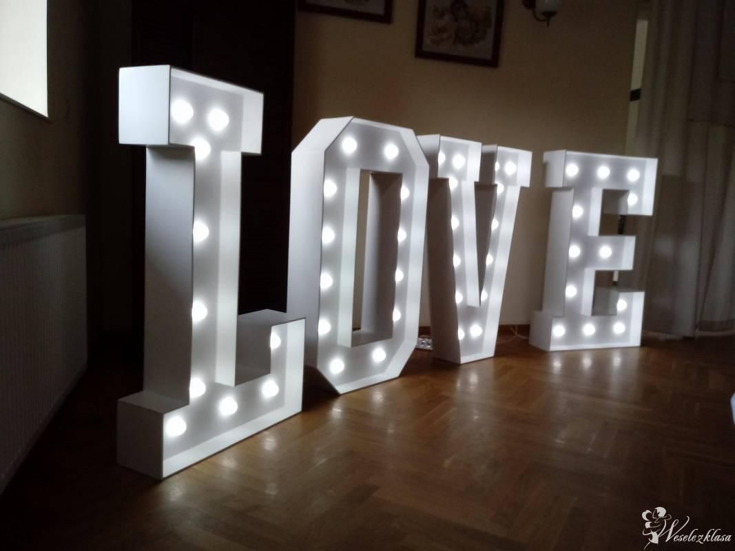 Podświetlany, romantyczny napis LOVE, Łódź - zdjęcie 1