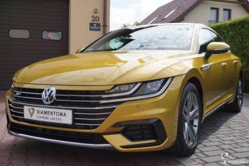 VW Arteon, wynajem nowoczesnego samochodu na wesele | Auto do ślubu Kraków, małopolskie
