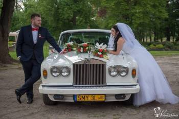 Rolls-Royce wynajem wraz z kierowcą, biały, elegancki, piękny, Samochód, auto do ślubu, limuzyna Wrocław