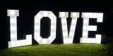 Podświetlany napis LOVE - wynajem | Dekoracje światłem Mszana Dolna, małopolskie - zdjęcie 4