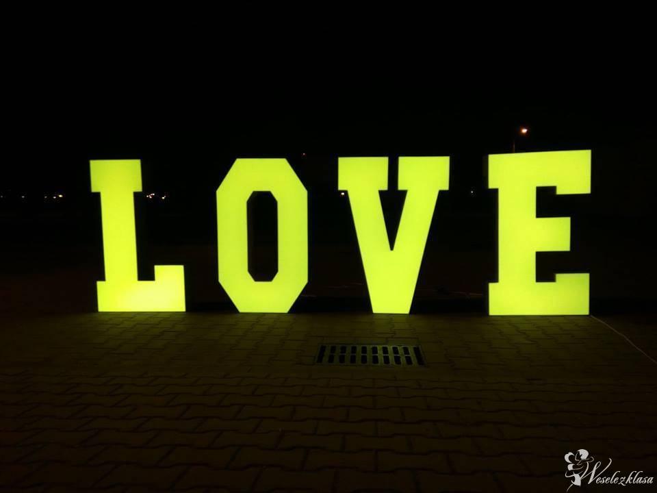 Napis LOVE 100cm LED RGBW na wesele, Mysłowice - zdjęcie 1