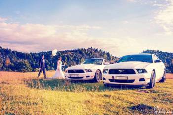 Mustang COUPE i CABRIO, którego z koników poprowadzisz w dniu ślubu:), Samochód, auto do ślubu, limuzyna Nowy Sącz