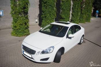 Auto klasy premium - Lśniące Białe Volvo s60 II, Samochód, auto do ślubu, limuzyna Białystok