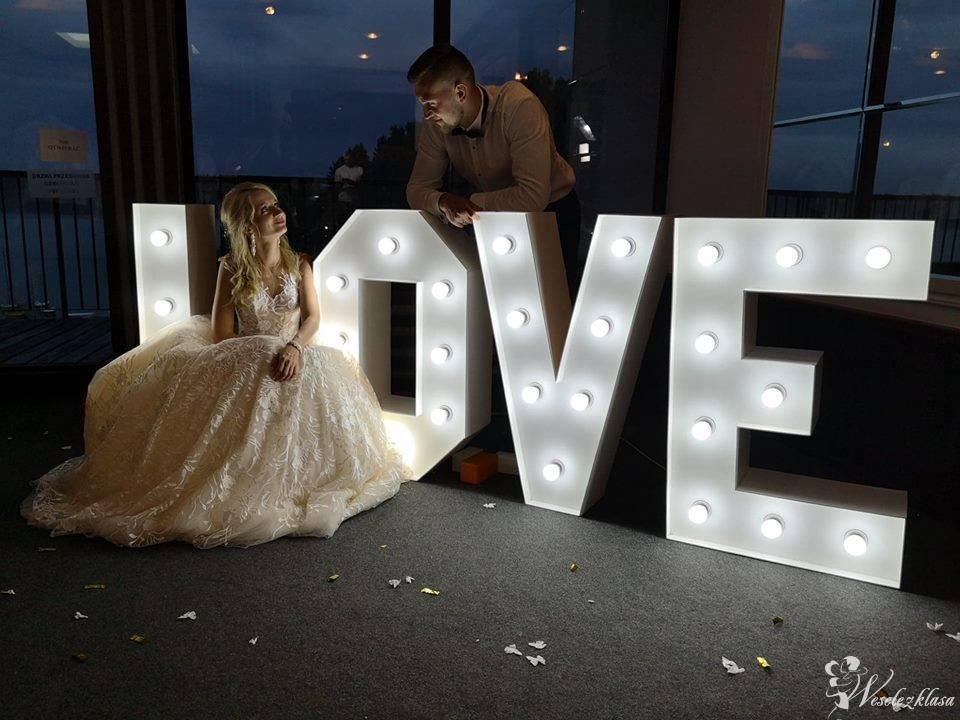 Napis Love Led podświetlany 100cm ! | Dekoracje ślubne Chojnice, pomorskie - zdjęcie 1