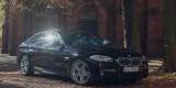 Piękne, rozsądne cenowo, ciemno-granatowe BMW Serii 5 z kremową skórą | Auto do ślubu Warszawa, mazowieckie - zdjęcie 3
