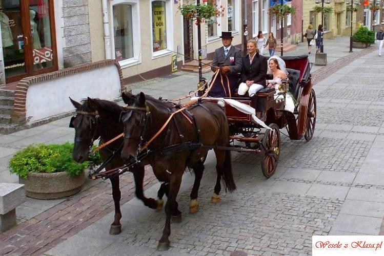 Ekskluzywna bryczka ślubna, powóz konny na wesele | Bryczka do ślubu Olsztyn, warmińsko-mazurskie - zdjęcie 1