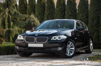BMW 5 *czarne*, piękne, tanio, Samochód, auto do ślubu, limuzyna Warszawa
