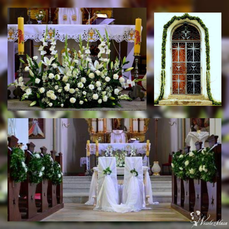 dekoracja kościoła dekoracja sali weselnej | Bukiety ślubne Świdnica, dolnośląskie - zdjęcie 1