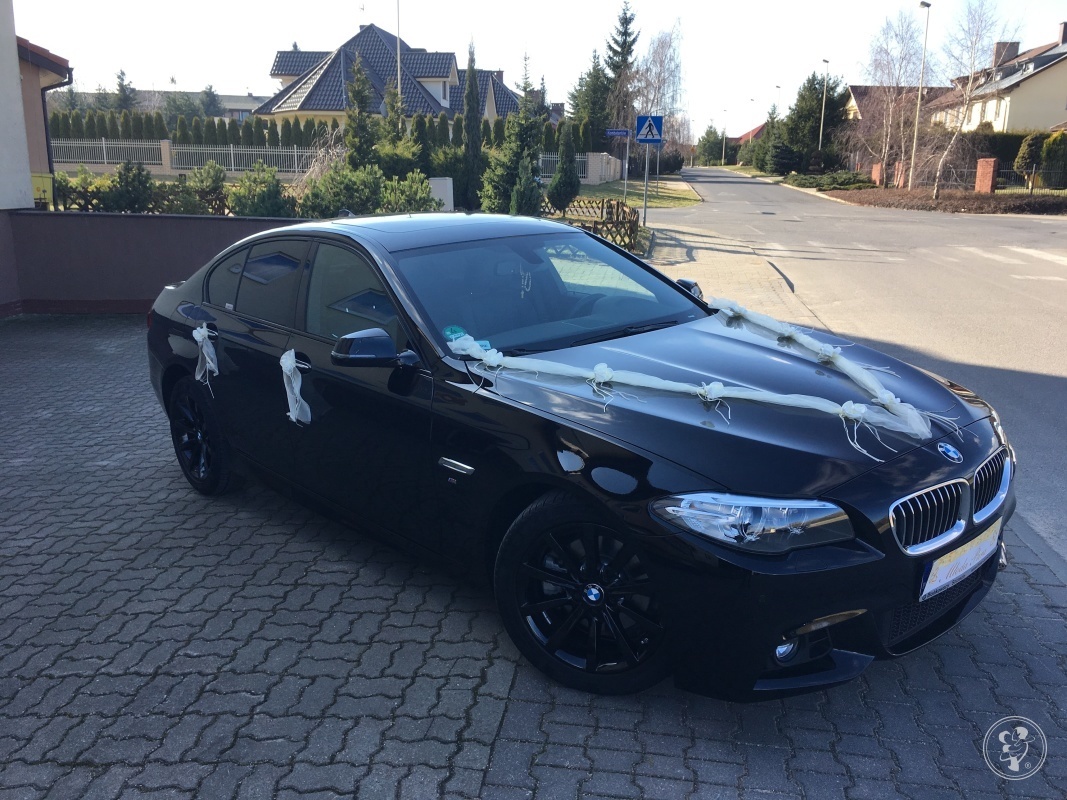 Czarne BMW 5 | Auto do ślubu Szczecin, zachodniopomorskie - zdjęcie 1