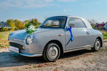Nissan Figaro piękny klasyk do ślubu | Auto do ślubu Chojnów, dolnośląskie