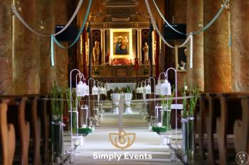 Simply Events - Dekoracje okolicznościowe i Florystyka Ślubna, Dekoracje ślubne Barcin