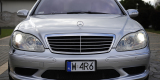 Mercedes S55 AMG long do wynajęcia na imprezy okolicznościowe | Auto do ślubu Zakrzew, mazowieckie - zdjęcie 4
