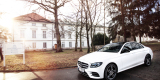 Mercedes E klasa W213 2018r. biały AMG dach panoramiczny | Auto do ślubu Warszawa, mazowieckie - zdjęcie 2